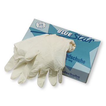Latexové rukavice na jedno použitie so zásypom veľ. L (8 - 8,5)